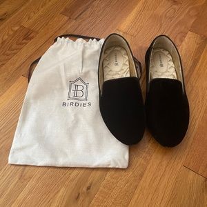 Bridies Black Velvet Loafers